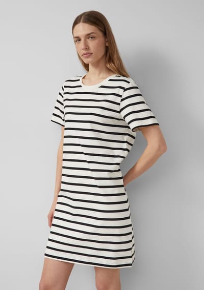 s.Oliver - female - Jersey jurk met zijsplitten