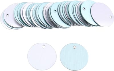 50 Ronde Aluminium Stansplaatjes 25mm voor DIY Sieraden Maken