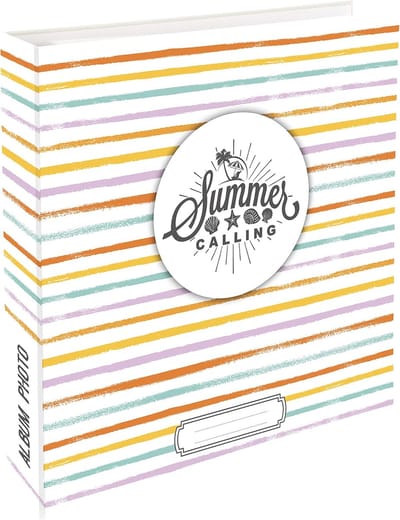 WEB2O - Fotoalbum Summer Calling voor 500 Foto's 10x15 cm - Groot Fotoalbum met Insteekhoezen