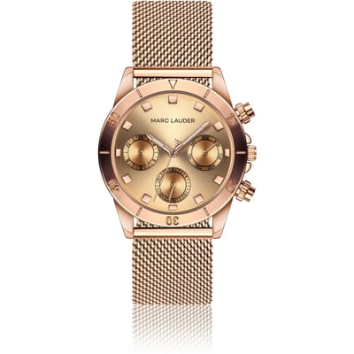 Horloge met mesh armband Marc Lauder Valencia