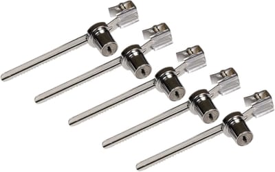 Vitrineslot 5-Delige Set - Glasdeurslot Voor Schuifdeuren - Terrariumslot 120mm - Chroom Afwerking - Gelijke Sleutels - Terrarium Accessoires