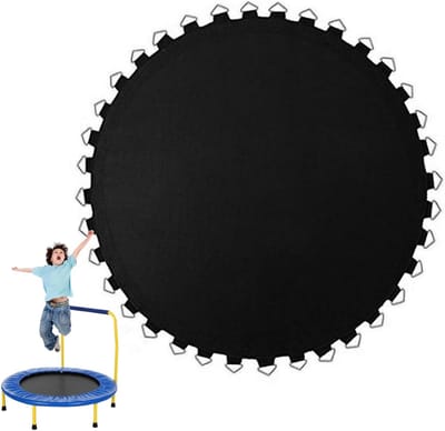 Trampoline Springmat - Vervangmat Trampoline - Trampoline Reparatie - 36 V-ringen - 150 cm - Zwart