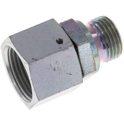 G 3/4'' x G 1/2'' F/M Verzinkt Stalen Neusstuk 175 Bar - Hydrauliek - FL2S-FM-EZ-034G-012G-I