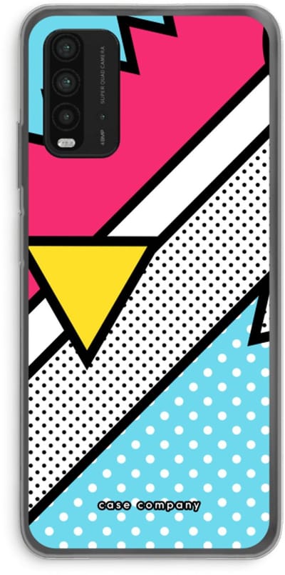 Case Company® - Hoesje geschikt voor Xiaomi Redmi 9T hoesje - Pop Art #3 - Soft Cover Telefoonhoesje - Bescherming aan alle Kanten en Schermrand