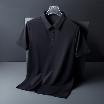 Nieuw Poloshirt Heren Kortemouw Zakelijk Overhemd Zomer Revers T-shirt Top 4XL