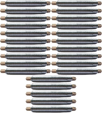 Wikkeldraad I 0,65 mm I Draadrol I Hobbydraad Tuindraad Bloemenbinddraad Binddraad Buigdraad Plantendraad RVS Decoratief lint (25, 0,65 verzinkt)