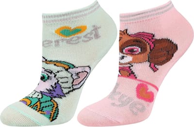 Twee paar SKY en EVEREST PAW Patrol babysokjes, OEKO-TEX gecertificeerd 68/74 cm