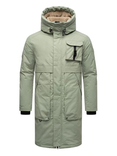 Stone Harbour heren outdoorjas Cyriaan met teddyvoering in capuchon en winddicht design