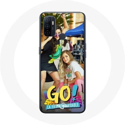 Oppo A53 hoesje Achtervolg je dromen Mía Cáceres en Zoe Caletián