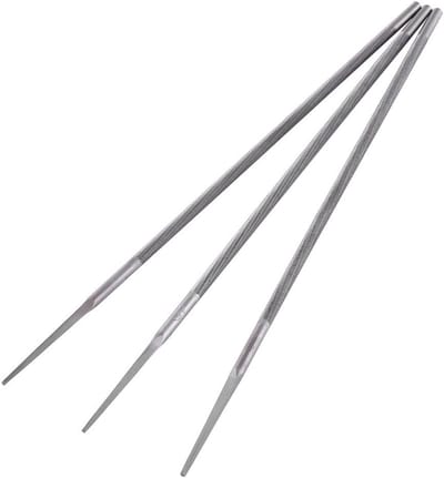 3-delige Ronde Vijlen Set voor Kettingzaag- en Kettingonderhoud (4/4.8/5.5mm)