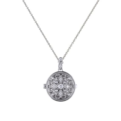 Diamonfire 65.1135.108250 Dames Ketting - Collier- Medaillon