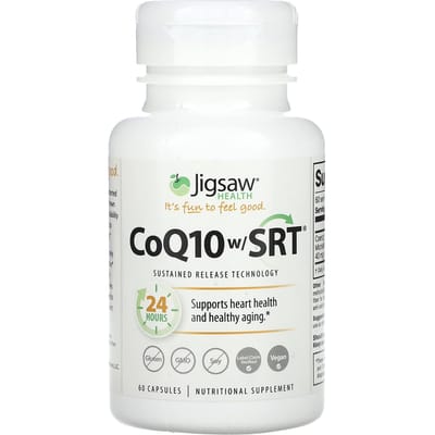 Jigsaw Health, Contient de la CoQ10, SRT, 60 Capsules