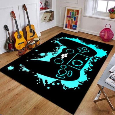 Home Entrance Deurmat Cartoon Kid Tapijt Game Controller Bedrukte Tapijten Voor Woonkamer Slaapkamer Vloermat Tapijt Anti-Slip Tapijt 80x120cm
