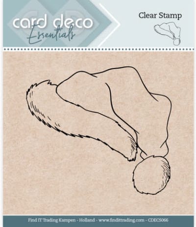 CardDeco Essentials - Clear Stamp - CDECS 066 Santa Hat