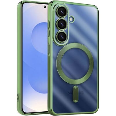 ShieldCase Hoesje met Camera Cover - Geschikt voor Samsung Galaxy S26 Plus - Donkergroen