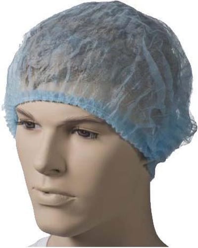 Haarnetje per 100 stuks blauw - haarnetjes