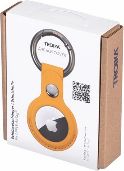 TROIKA KR21-20/YE sleutelhanger & huls Sleutelring Geel