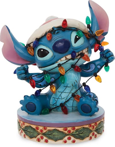 Stitch Gevangen in Kerstlichtjes 12 cm