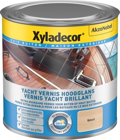 Xyladecor - Yacht Vernis Hoogglans - Naturel - 0,25 L