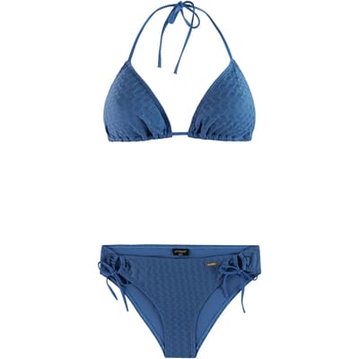Protest PRTExit - Triangel bikini set Dames - Koordsluiting - Uitneembare vulling - Normale pasvorm - Medium dekking - Oranje