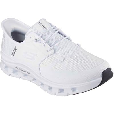 Skechers Glide-Step Pro Textiel Heren Witte Standaard Sneakers