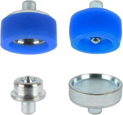 Drukknopgereedschap geschikt voor Prym Vario Creative Tool en Prym Vario tang – alleen voor naaivrije ringveer drukknopen van Getmore Crafts/Parts – drukknopen zonder naaien - naaitoebehoren (R-veer