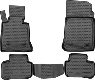 Walser Rubberen Voetmatten XTR geschikt voor Mercedes-Benz GLK-Klasse (X204) 2008 - 2015