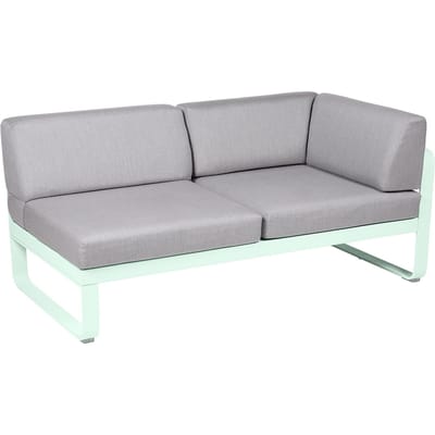 Fermob BELLEVIE hoekmodule rechts - A7 gletsjermunt - 79 Flanelgrijs
