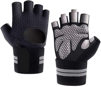 Gym handschoenen - Sporthandschoenen - Deadlift gloves - Weightlifting - Deadliften - Fitness handschoenen sportschool - Griphandschoenen - Gewichtheffen - Extra grip - Pull day - Maat XL - Jonyx