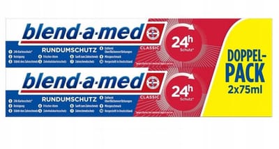 Blend-a-med Tandpasta Classic – 2-pack – 2 × 75 ml – Dagelijkse gebitsverzorging