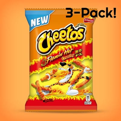 Cheetos Flamin Hot 3 stuks - Japan Candy - International Candy - Frito Lay - cheetos flaming hot