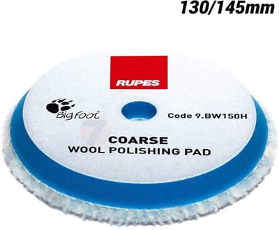 RUPES - D-A - Coarse - Wool Polishing Pad - 130mm