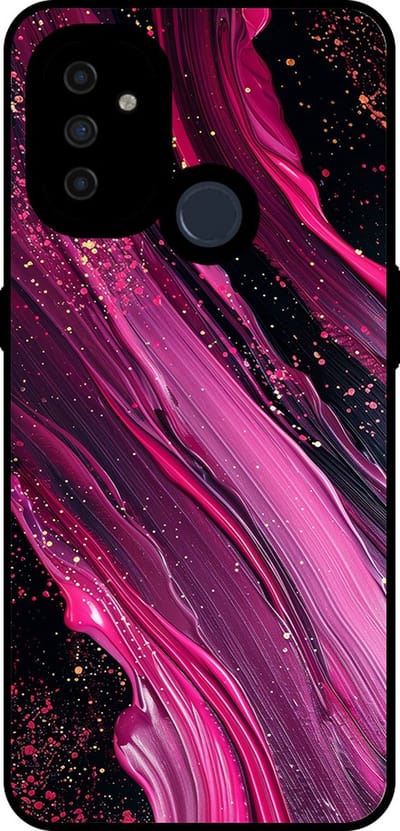 Smartphonica Telefoonhoesje Geschikt voor OnePlus Nord N100 met marmer opdruk - TPU backcover case marble design - Paars Roze geschikt voor OnePlus Nord N100