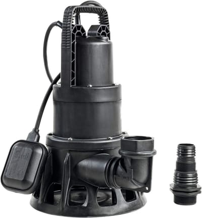 Afvalwaterpomp - Dompelpomp Vuilwater - Water Afvoeren - Met Vaste Deeltjes - 38 mm - Zwart