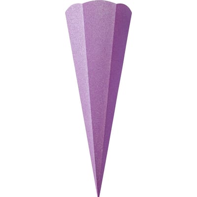 Schoolkegel blank "Glitter" - Violet