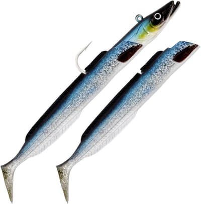 Rubberen Kunstaas Vis 10cm 12g - Zandspiering Look voor Kabeljauw en Zeevis