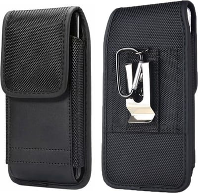 Riem Holster Hoesje - Phone Pouch hoesje verticaal Nylon Holster 4.7 Hoesje