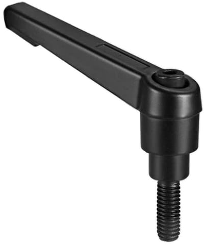 Dailygoods- Klemhendel Verstelbaar - M6 x 12mm Vergrendeling - Snelspanner Drukknop - Aluminium Buitendraad - Schroefovergang - Nauwkeurige Bediening - Vergrendelknop