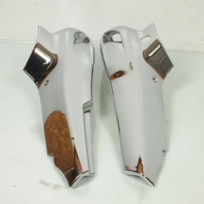 Caches latéraux RSM pour Mobylette Peugeot 50 103 SPX Après 1995 chrome / phase 2 Neuf