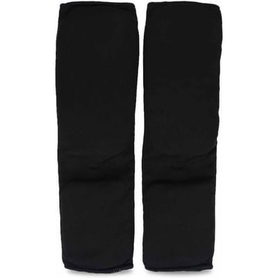 Protège-jambe cheville respirant Coussins de protection antidérapants pour Boxe Kickboxing (Noir M)