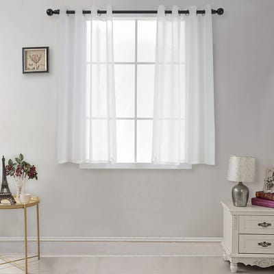 Dailygoods- Gordijnen Verduisterend - Gordijnen met Ringen - Gordijnen Kant en Klaar - Raamdecoratie - Set van 2 - 140 x 145 cm