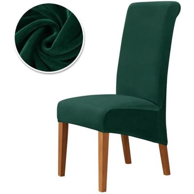 Grote stoelhoes anti-vuile elasticiteit stoel stoelhoezen keukenhoes voor banket bruiloft diner restaurant 2-Pcs
