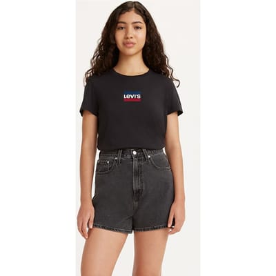 Levi's The T-shirt Black Size: XS | T-Shirts Outlet | Dames | Zwart
