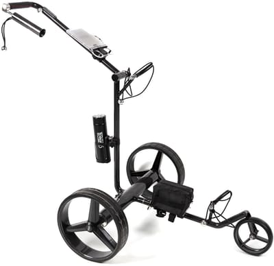 Golfted Elektrische Golftrolley - GolfTed GT-CR CARBON MET afstandsbediening - incl. 12 accessoires (UITVERKOCHT - PRE ORDER MOGELIJK - LEVERING CA. 28-03-26)
