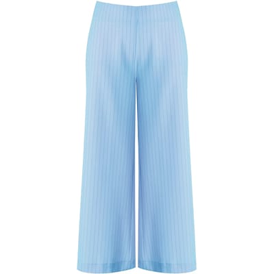 Vrouwelijke brede gestreepte broek Mat Fashion