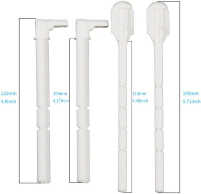 Vervangende spoelhendelset voor Geberit toiletreservoir