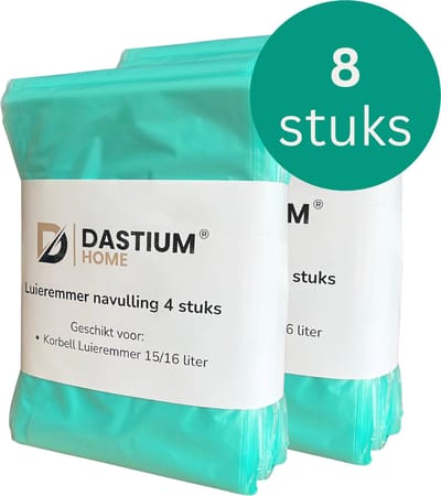 Dastium Home - Luieremmer Navulling - Geschikt Voor Korbell - 8 stuks - Korbell Navulling - Luieremmer Zakken