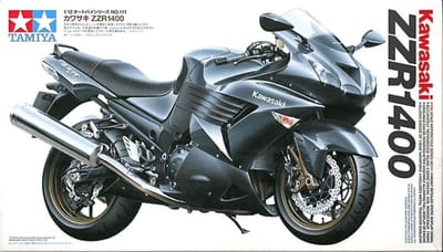 Tamiya Modelbouwpakket Auto - 14111 Kawasaki ZZR 1400 Ninja/ZX-14 Stre. Plastic - 1:12 - Modelbouw