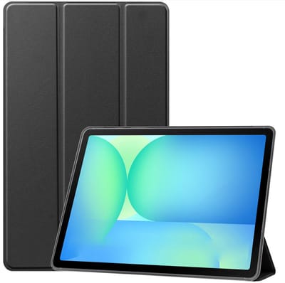 TechNow Hoesje geschikt voor Samsung Galaxy Tab S10 FE / S10 Lite / S9 FE / S9 Hoesje – Extreme Shock Case – Smart Case - Zwart