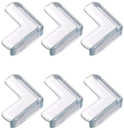 Dailygoods- Hoekbescherming 6 Stuks - Transparant - Randbescherming Baby's - Extra Sterke Lijm - Tafelrandbescherming - Zonder Resten te Verwijderen - Hoekbeschermer